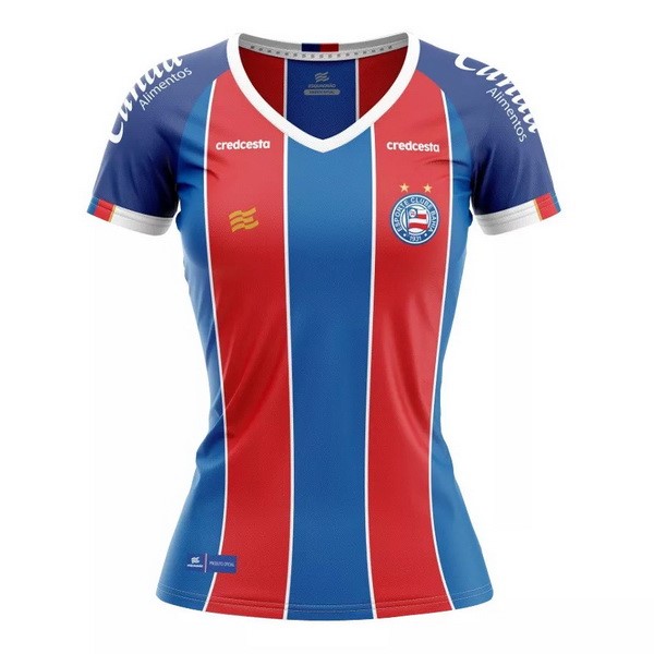 Tailandia Camiseta Bahia Primera Equipación Mujer 2020-2021 Azul Rojo